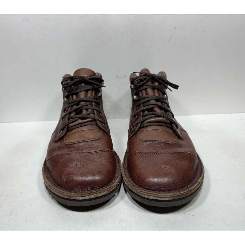 Jim Green Barefoot African Rangers Boots Men's Size 14 Brown Leather